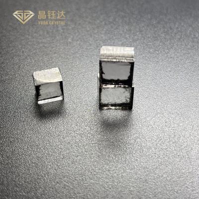 Quadrado diamante crescido laboratório de um CVD de 15 a 16 quilates