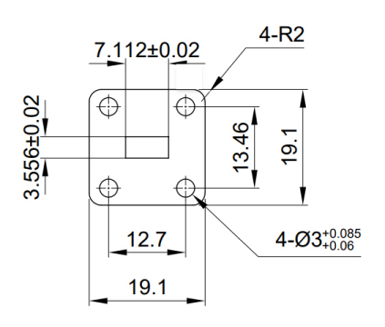 26.5-40GHz WR-28 WAVEGUIDE LOAD VN-WGLD-2640-WR28
