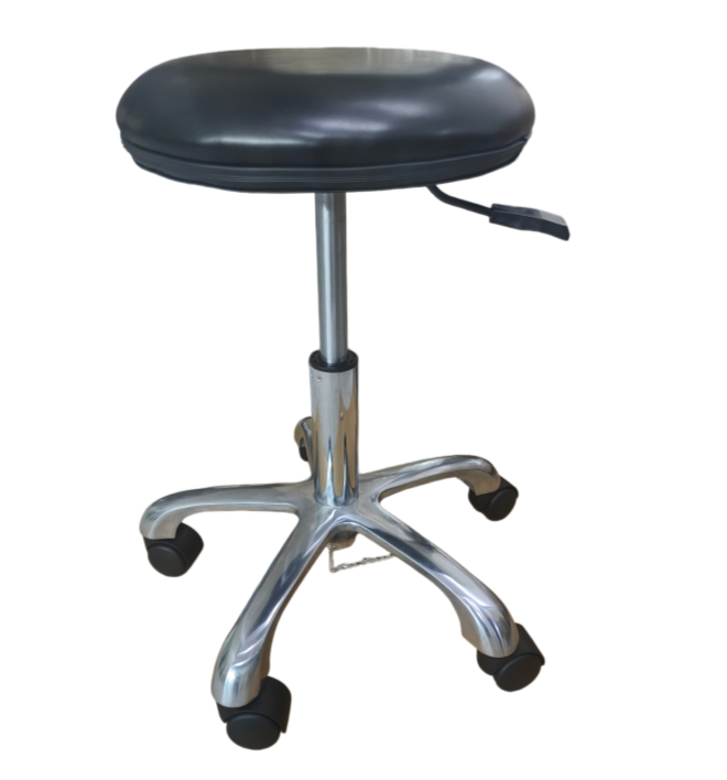 ESD Anti Static Chair Stool Black PU Foam Seat Adjustable Height for Electronics Workshop