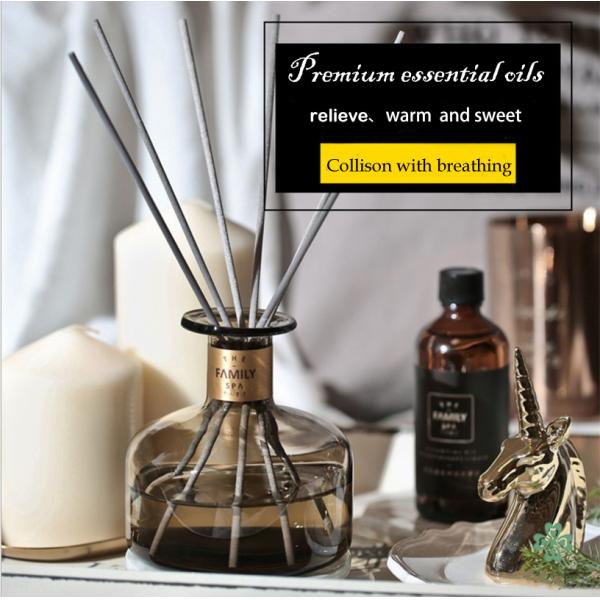 Customized Fragrance Home Reed Diffuser Glass Bottle Wedding Luxury Design
