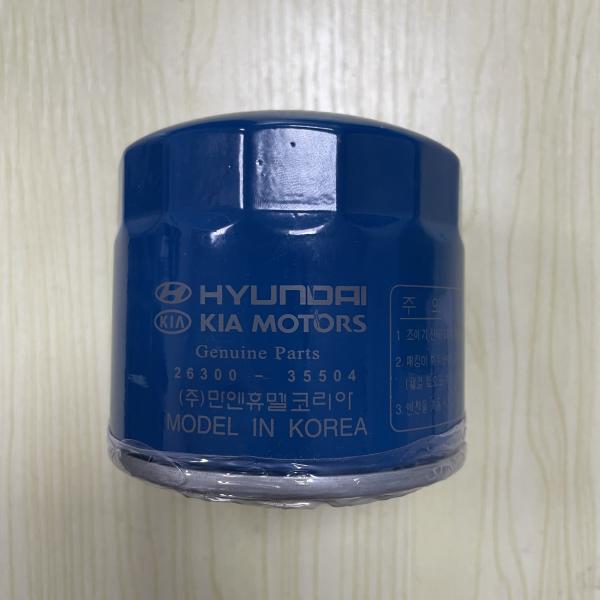 Genuine Parts Hyundai Oil Filter 26300-35504 For Kia Motors