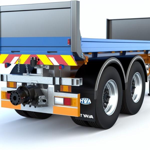 Tipper Truck Trailers Designed with Jost 2 Trailer King Pin and HYVA Front Lift Hydraulic System for Optimal Performance