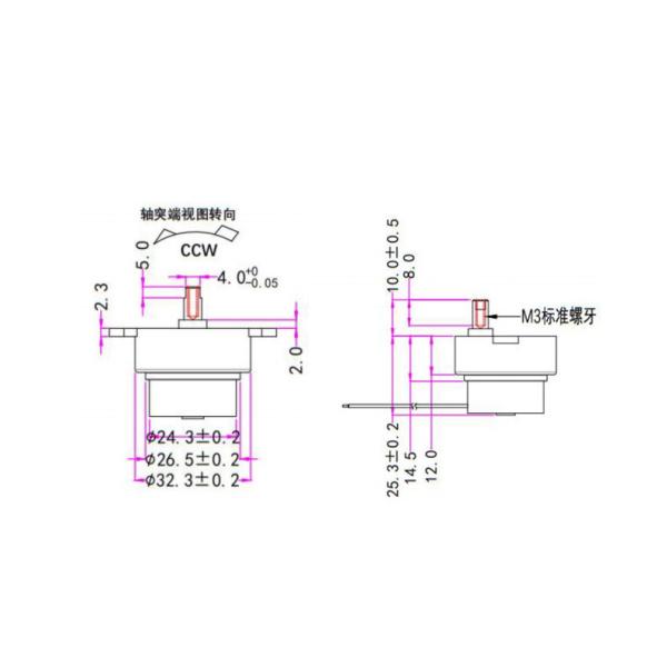 Лампы лужайки DC ASLONG JS30-300 6V 15RPM мотор мотора уменьшения шестерни мини малошумный мини микро-