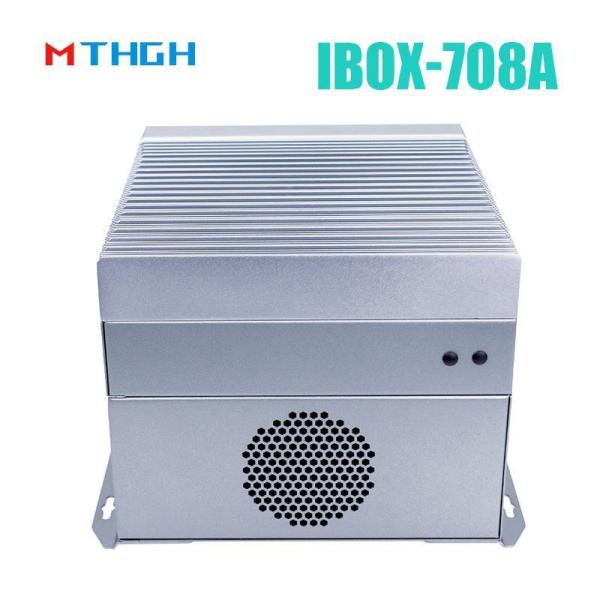 I3 6100T Quad Core Fanless Industrial Mini PC with 12V DC Power Supply and 64G SSD for Harsh Environments