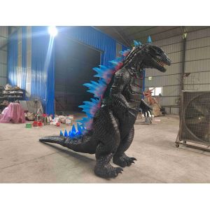 Парк приключений Карнавал Парад Привлекательный аниматорный реалистичный костюм Годзилла