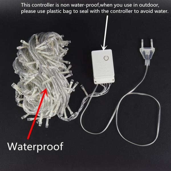LED String Light 10M 20M 30M 50M 100M AC220V Xmas Holiday Light Waterproof Christmas Lights Indoor Outdoor 9 Colors Deco