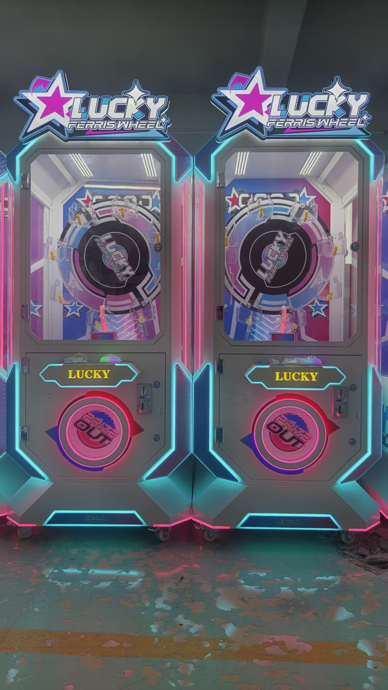 Magic Coin Claw Machine, Lucky Ferris Wheel Mode, High Profit for Indoor Entertainment Center