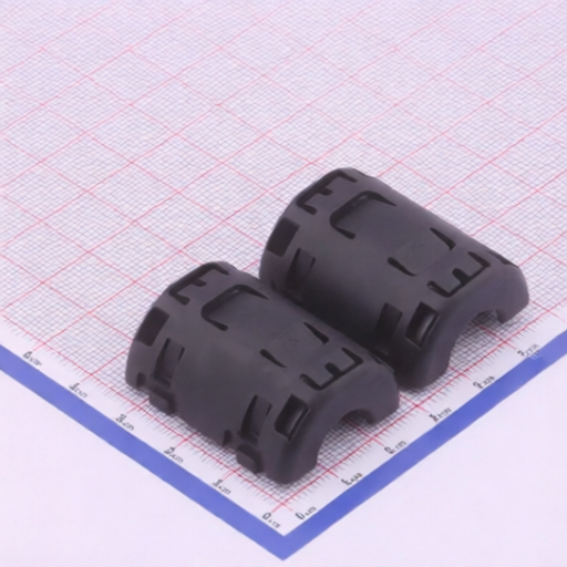 Vehicle ECU noise suppression clamp filter TDK ZCAT12V-BK with ferrite core and self sustaining plastic case design
