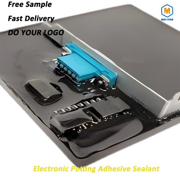 Two-component solventless room temperature curing epoxy potting-sealing material Compound