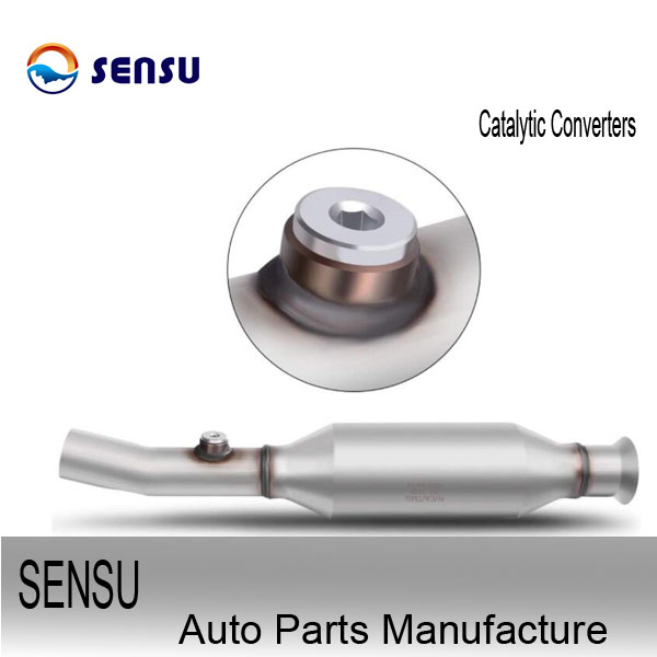 Antirust Carb Compliant Catalytic Converter SS409L Gasoline Vehicle Catalytic Converter