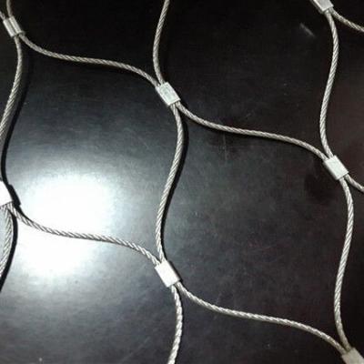 X Tend 304 316 Stainless Steel Ferrule Rope Mesh For Zoo Bird