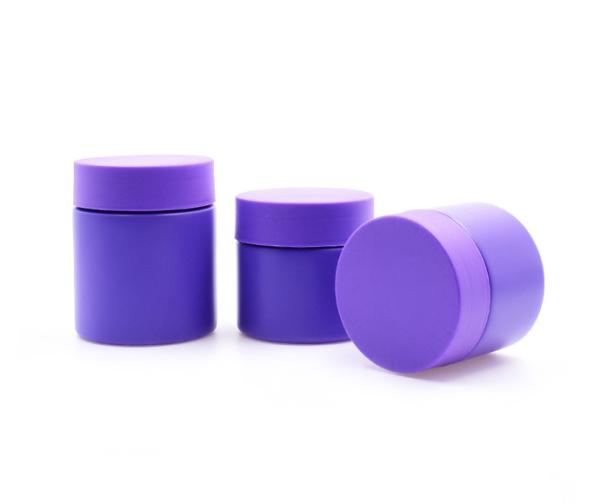 Frasco de vidro para ervas daninhas com impressão personalizada 3 onças tampa à prova de crianças Frasco hermético para ervas daninhas