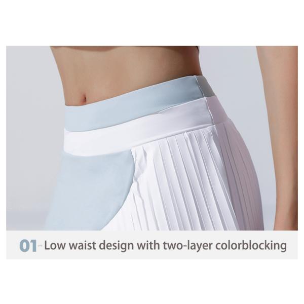Women Short Tennis Skirts High Waisted Athletic Running Pleated Sports Skirt