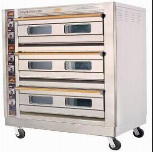 forno elétrico luxuoso do cozimento 27KW/3~380V para a loja do pão, 1655x770x1540mm