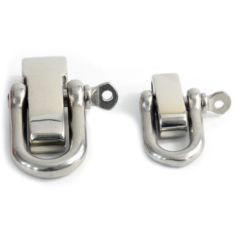 Adjustable Stainless Steel Screw Pin D Shackle Paracord Bracelet for Secure Fastening