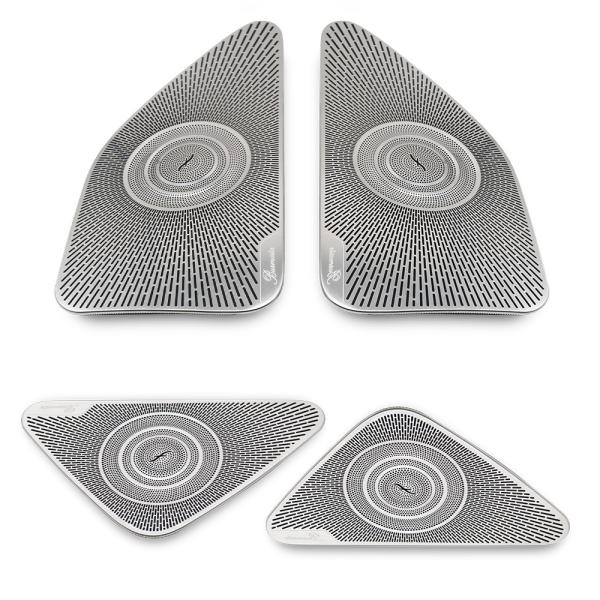 Atmosphere Lights Illuminate Dash Speaker Cover 64 Color Ambient Light For Mercedes Benz W223