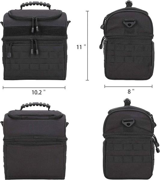 PEVA Linings Molle Lunch Bag Custom Tactical Bag For Daily Use