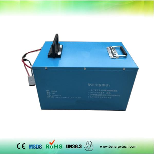 Жизнь длительного цикла литий-ионного аккумулятора IP65 Lifepo4 60Volt призменная