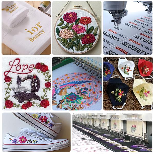 Industrial 100% Polyester Thread for Machine Sewing and Embroidery in 75d/2 More Count