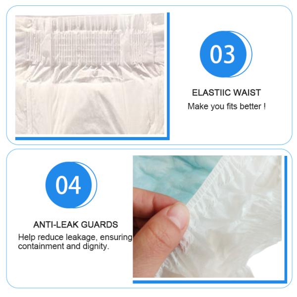 Бесплатная доставка для гипноза подгузников для взрослых и 3D-пробы для предотвращения утечек