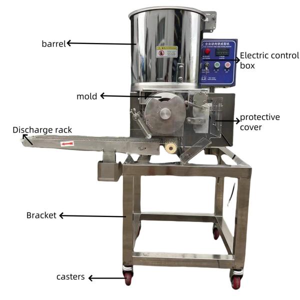 Automatic Burger Patty Maker Hamburger Maker Automatically Automatic Patty Forming Machine
