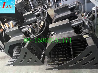 China Skid Steer Loader Skeleton buckets rock buckets attachments