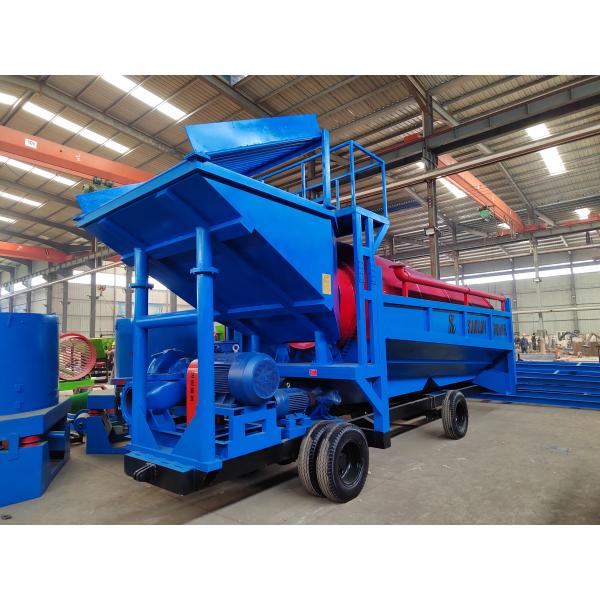 High Capacity Sand and Gravel Trommel Screen for Soil Screening 30-150 Tons Per Hour