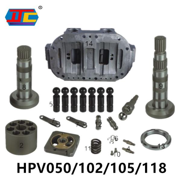 HPV050 excavatrice Hydraulic Pump Parts, kit de réparation de HPV102 HPV105