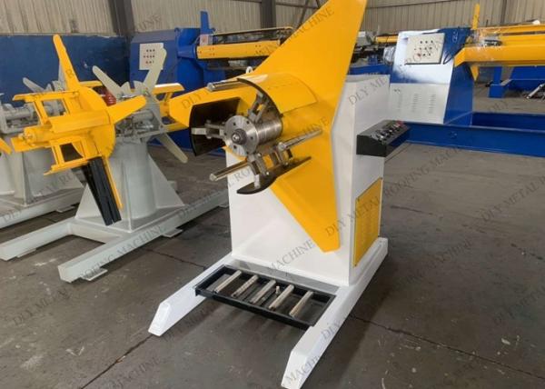 Bobina de aço de aço hidráulica Uncoiler de Decoiler 1250mm da auto operação