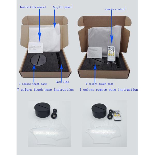 OEM souvenir Earth airplane model 3D LED night light USB colorful touch switch stereo three-dimensional desktop lamp