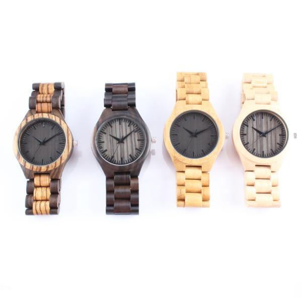 Движение кварца Японии наручных часов ROHS BSCI бамбуковое деревянное