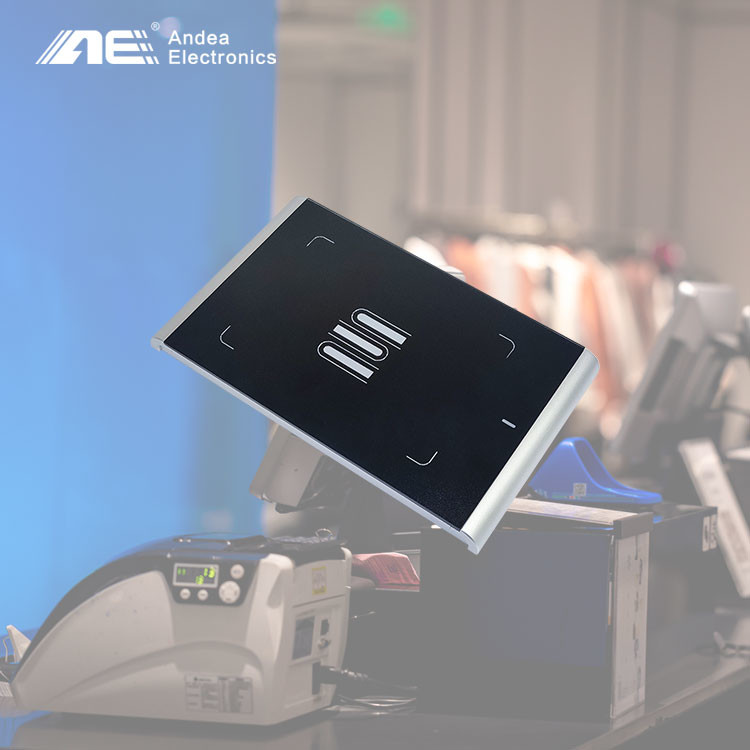 Поверхность матовая текстура акриловый материал черный UHF RFID читатель для расчетов в магазине