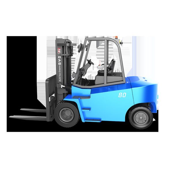 Made In China BYD's Four Pivot Balance Weight 3.0-3.5-3.8 Tons EL Series Single Drive Pure Electric Forklift