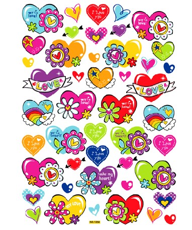 Environmental-Friendly Glitter Wall Sticker For Childrens 1358 
