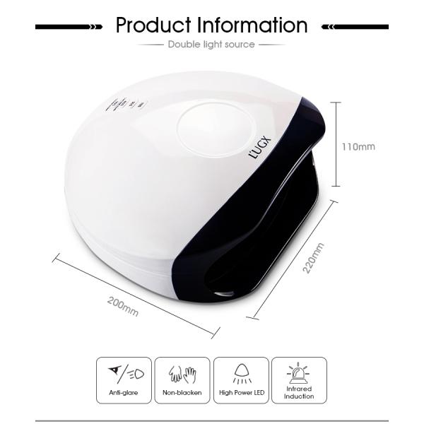 UV LED Nail Lamp, 56W Gel Curing Nail Polish UV Nail Light, finger nail dryer