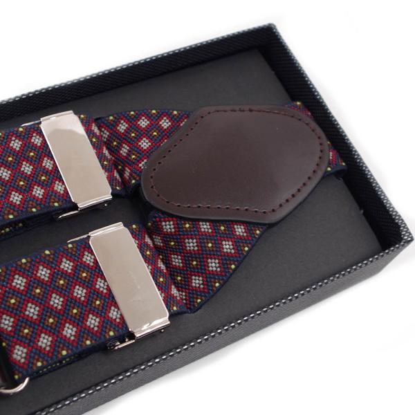 Год сбора винограда подтяжок 6 людей зажима 3.5cm ремня утюга эластичных кожаный