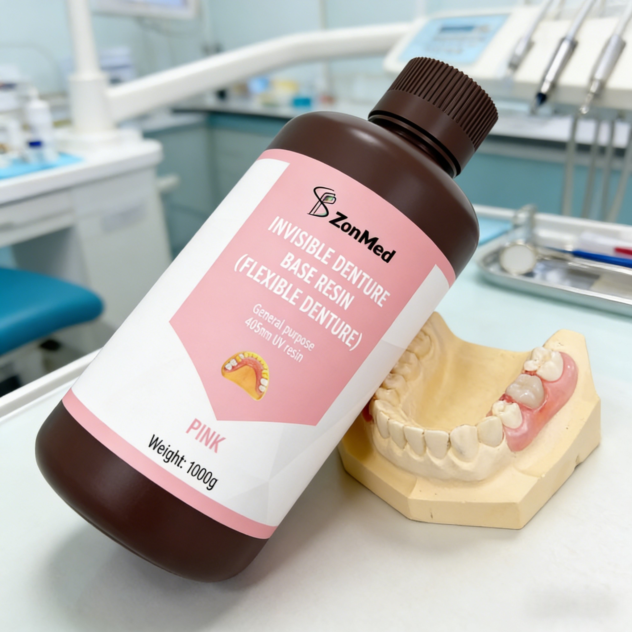 Compatible With Standard Denture Teeth Polyamide Denture Base Offering High Precision Molded Components and Long Lasting