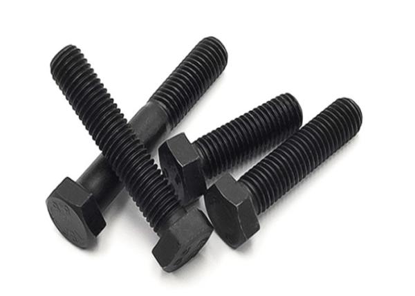12.9 Grade Stainless Steel Bolts DIN931 Black Oxide Hex Head Bolts