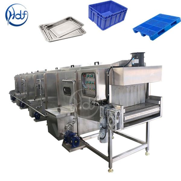 Industrial Plastic Crate Cleaning Machine Basket Box Washing Machine