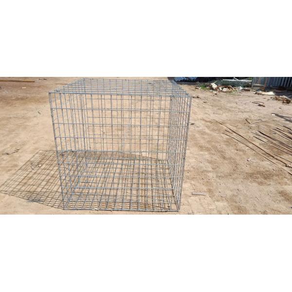 Explosion Resistant Welded Mesh Gabions Sand Cage For Military Safety Protection