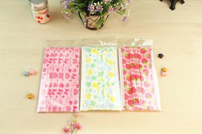 Non Woven Funny Printed Disposable Face Mask For Child / Adult OEM Shape
