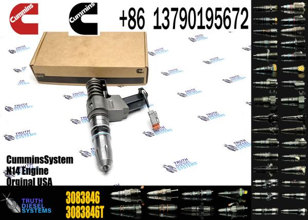 Parties de machines de construction Injecteur de carburant pour moteur diesel N14 3411766 3083846 3083622 3411759 Pour moteur diesel CUMMINS