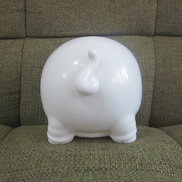 Happy cartoon pig PVC piggy bank money box promotional gift items made in shenzhen