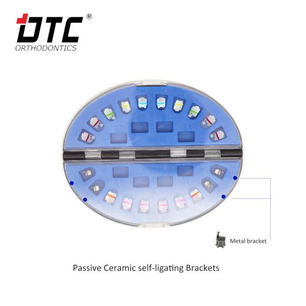 DTC Dental Clear Self Ligating Brackets for MBT/Roth Class II Instrument Classification