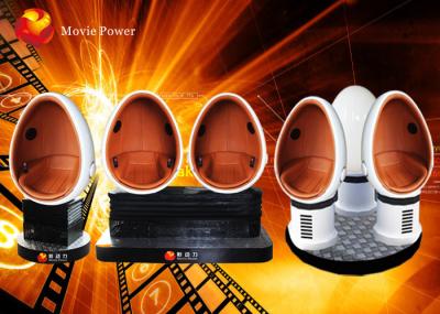 3 assentos interativos 360 C.C. 220V 4.5KW do simulador do cinema do ovo 9D VR do grau