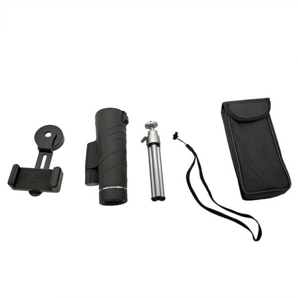 Black High Range Outdoor Telescope 12x50 For Hunting