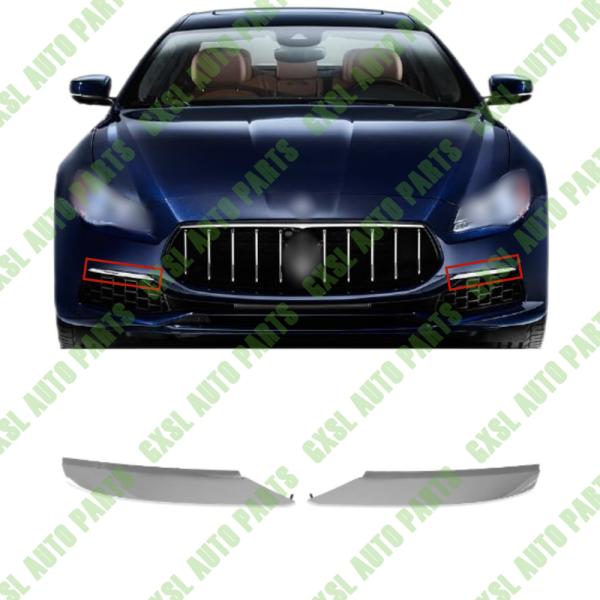 Pour Maserati Quattroporte 2017-2022 Styling Front Bumper Grille Trim Strip Cover OEM 673007201