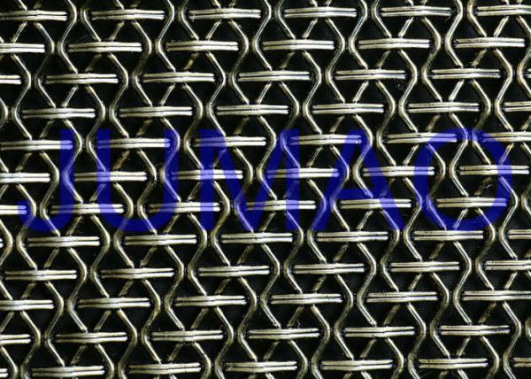 Stainless Steel Waved Architectural Metal Fabric For Exterior Wall Facades