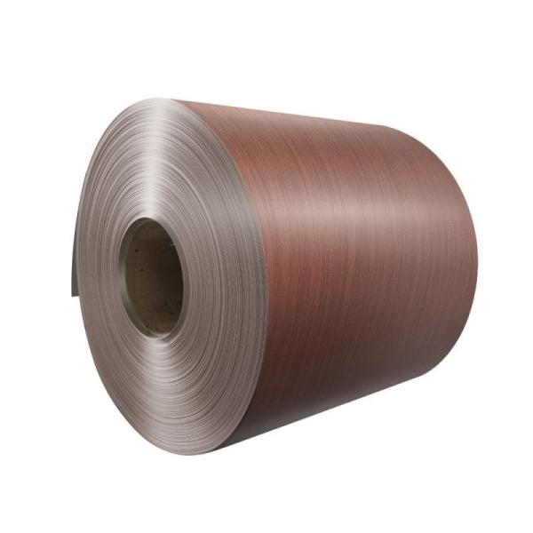 Oak Wood Grain Prepainted Aluminium Coil Wood Texture Aluminum Alloy Coil