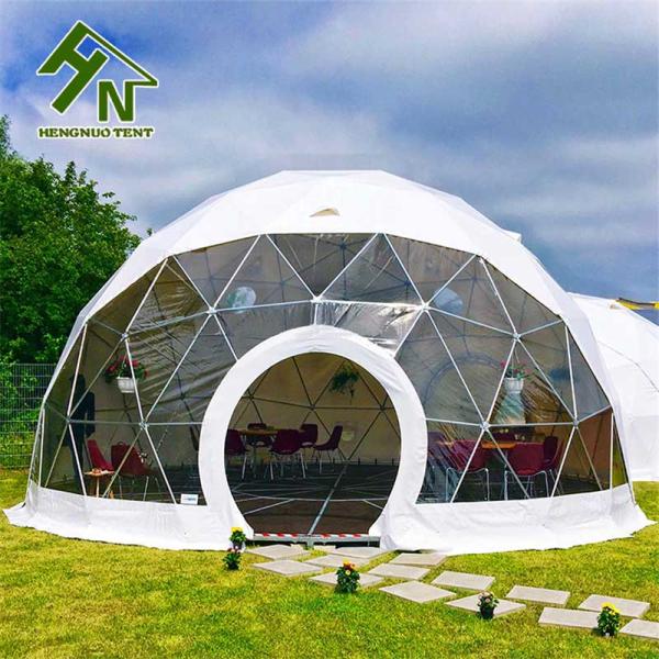 2-10 People Falimy Holidays Outdoor Geodesic Round Camping Dome Tent For Resort